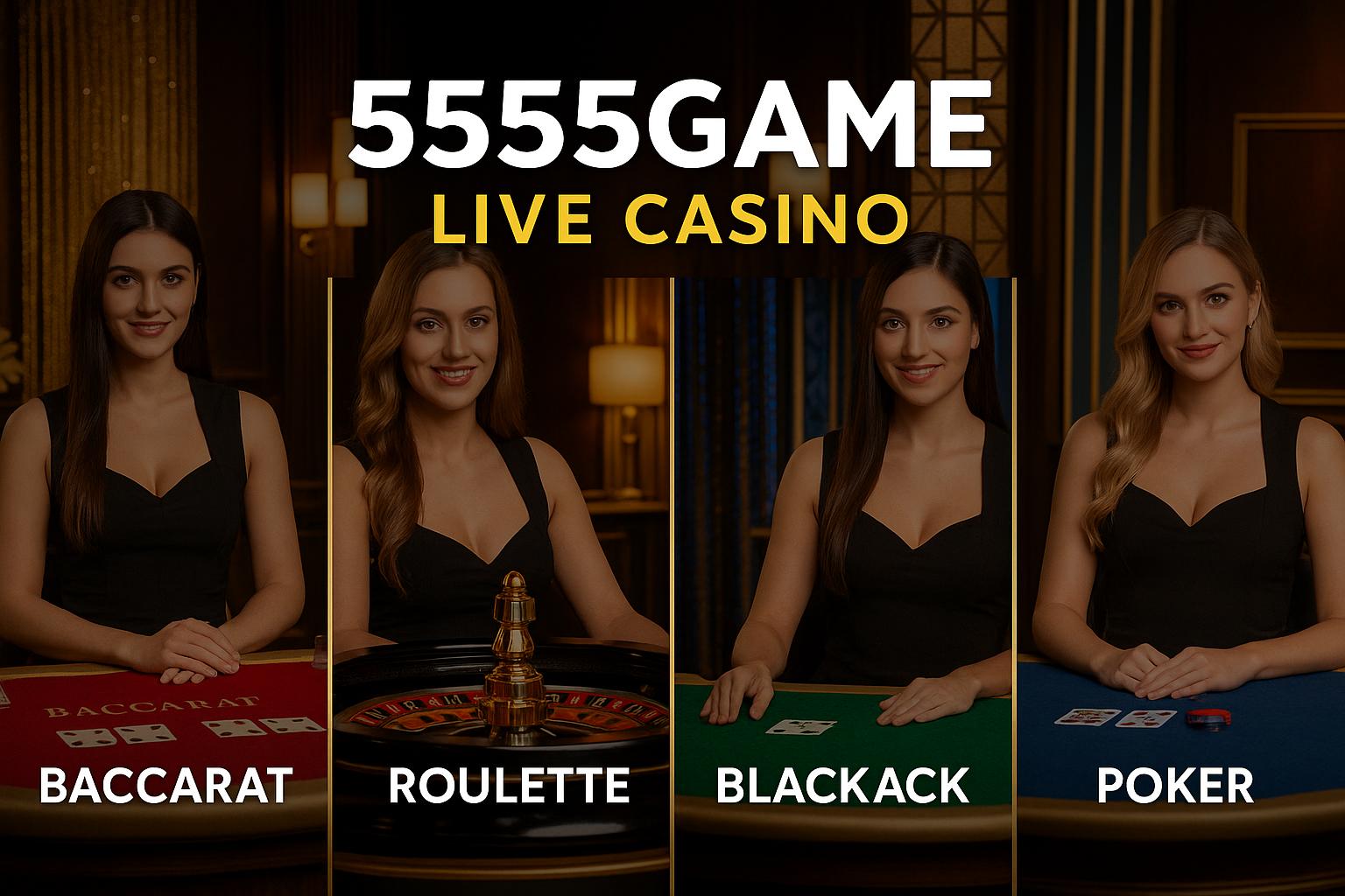 O 5555GAME Live Casino lança promoções regularmente