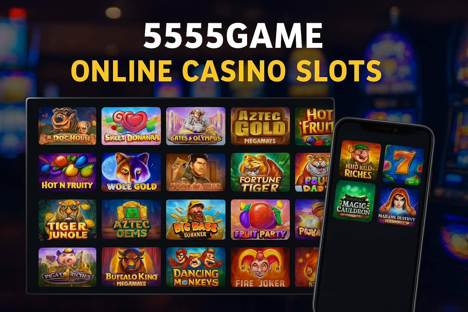 Jogos de Slot no Casino Online 5555GAME