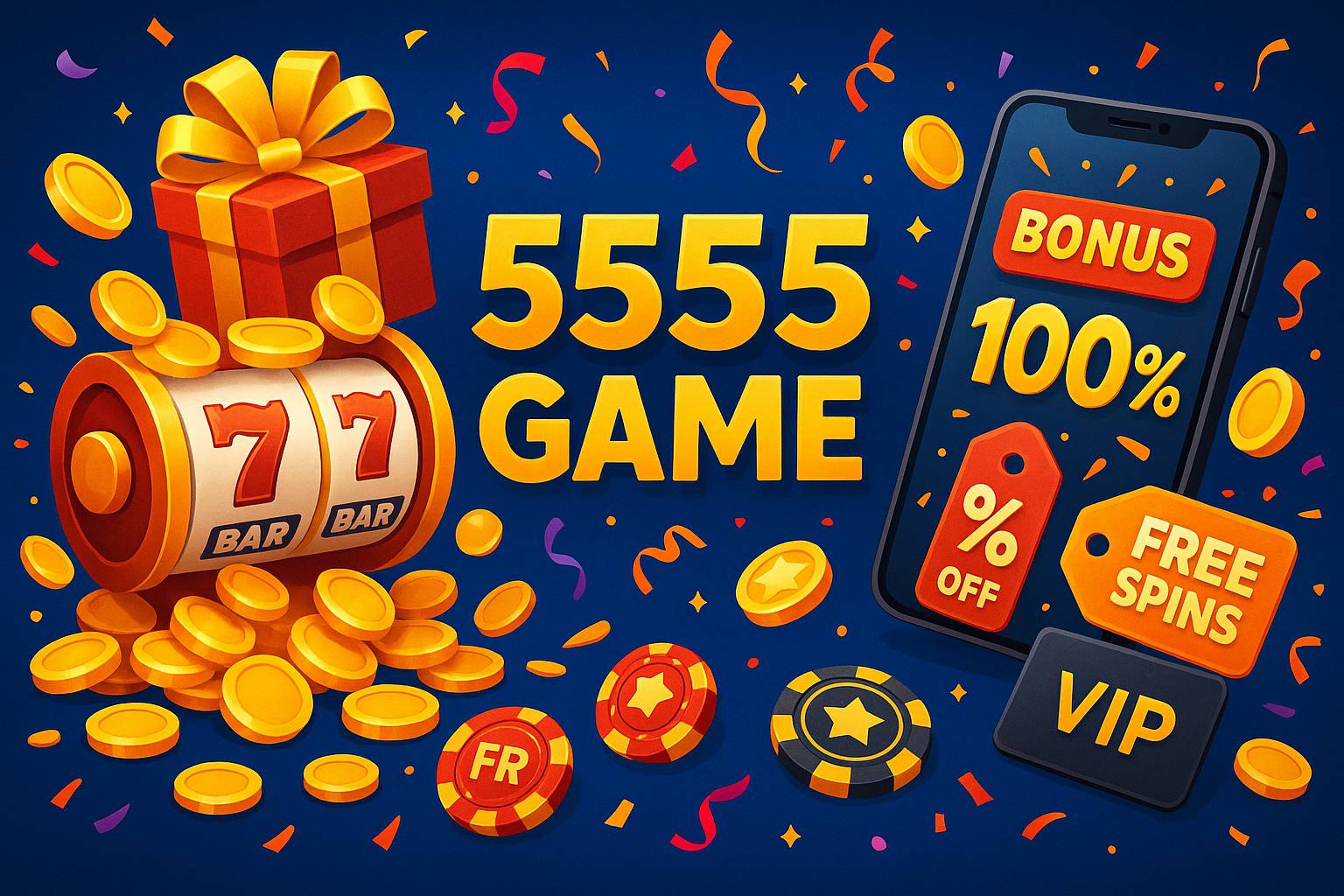 Criar uma nova Conta no plataforma 5555GAME